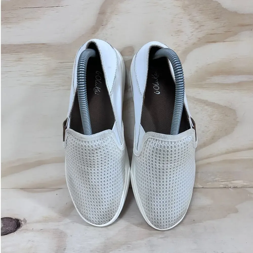 OluKai - Pehuea - Sneakers - White - Women's - W7.5 - 20271-WBWB
